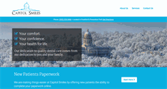 Desktop Screenshot of capitolsmiles.net